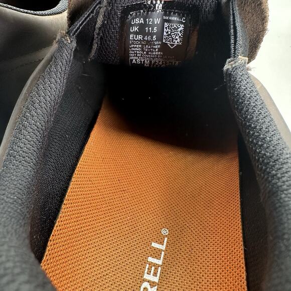 Merrell Men's Jungle Moc Comp Toe Work Shoes, Espresso, Size 12 Wide US - Picture 8 of 9